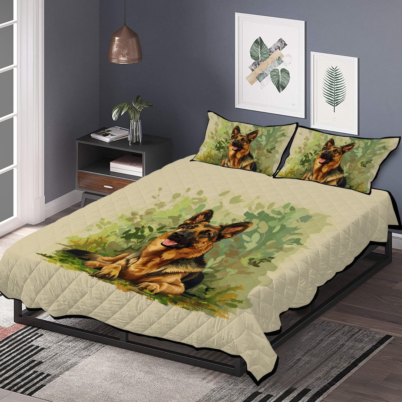 German Shepherd Bed Set
