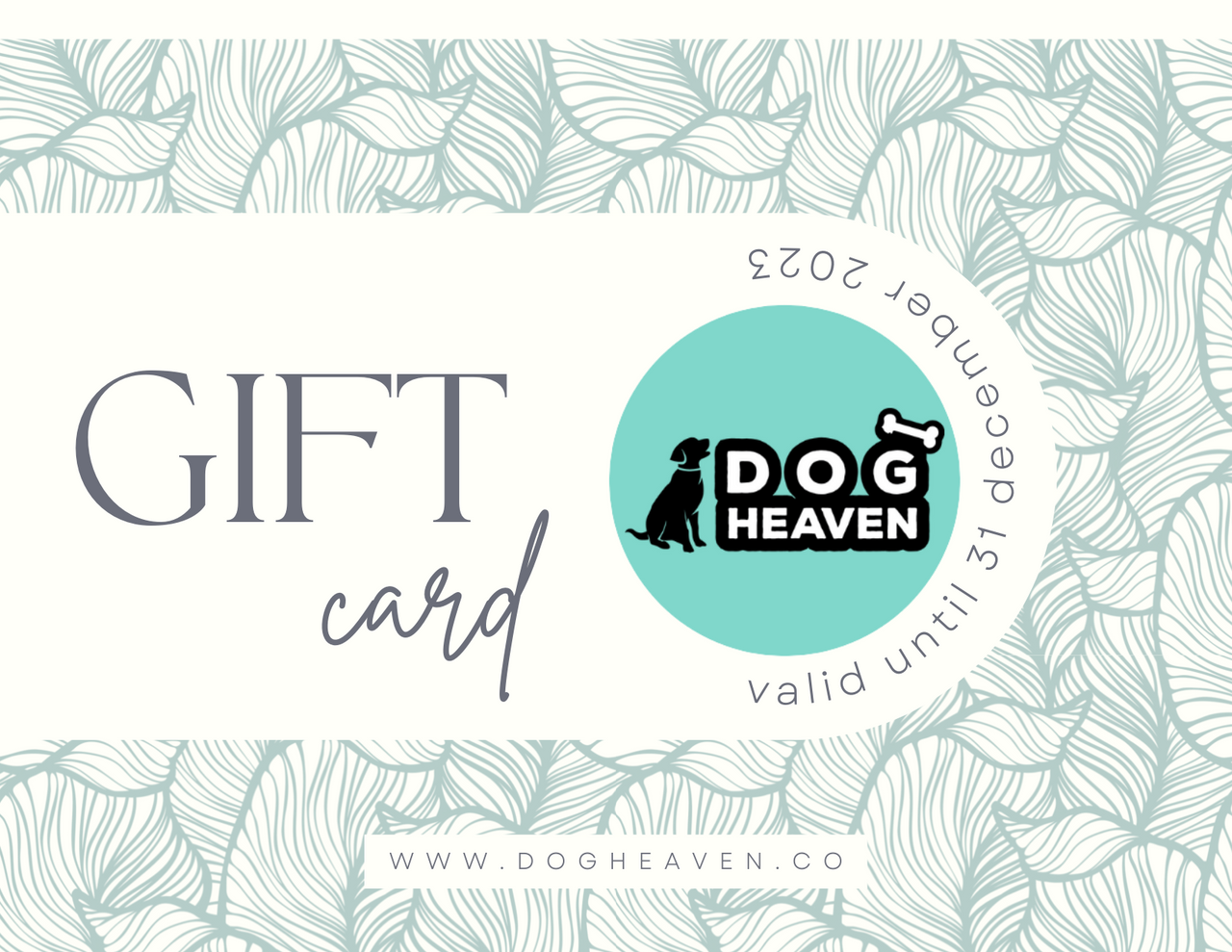 Dog Heaven Gift Card
