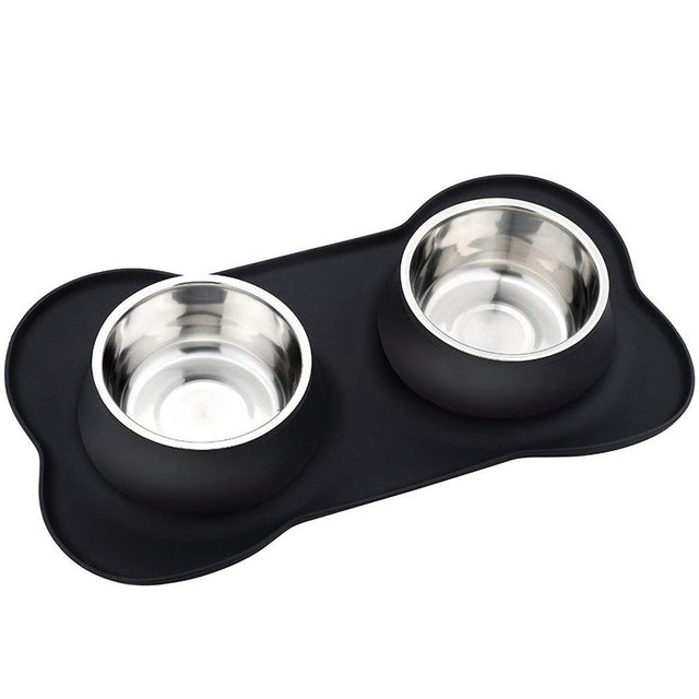 Dog Heaven™ Nonslip Mat and Bowl Set